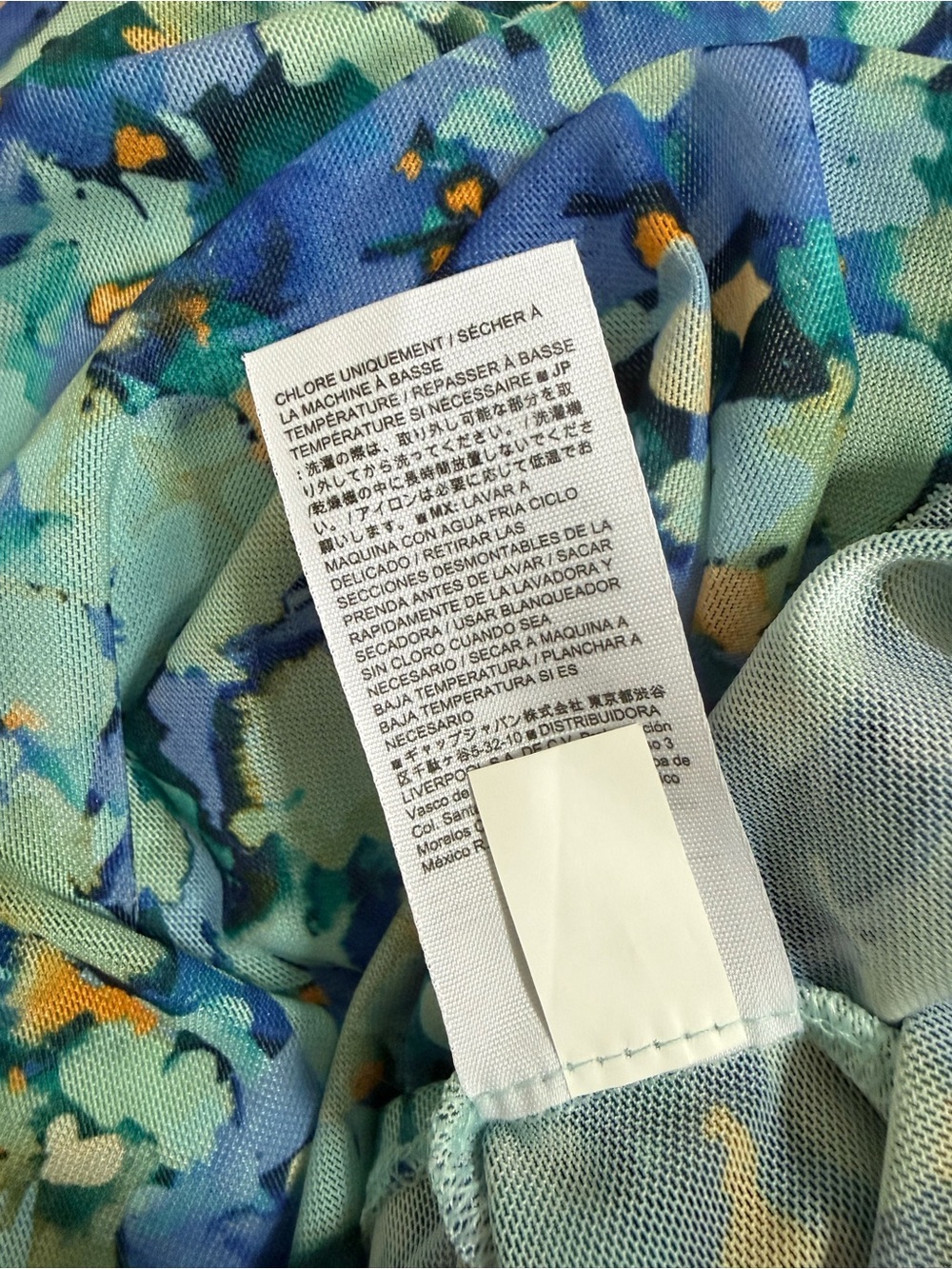 Banana Republic Women’s Blue Floral Ruched Mesh Shirred Midi Dress! Large! EUC! - Picture 7 of 8